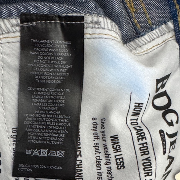 BDG  By Urban Outfitters Jet Twisted Straight Leg Jeans Size 29 - Picture 12 of 16